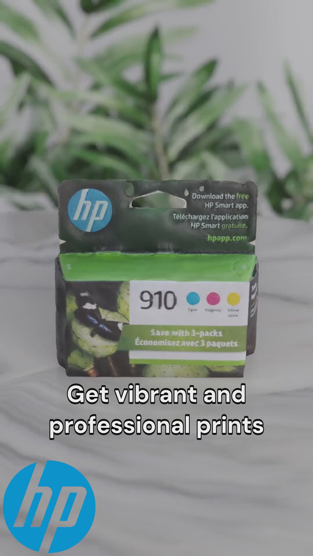 HP 910 CMY Original Ink Combo 3-Pack