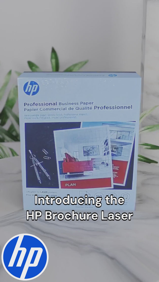 4wn10a Hp Brochure Laser Glossy Paper 8.5 X 11 150 She 200g