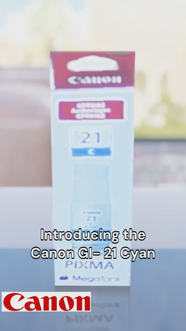 GI-21 Cyan Ink Bottle SKU 4537C001