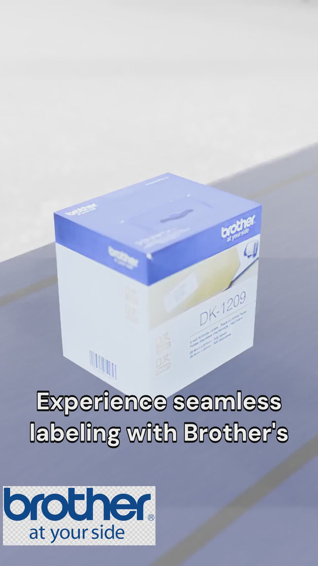 Brother DK-1209 Small Address Paper Labels (800 Labels) - 1.1" x 2.4" (28.9 mm x 62 mm)