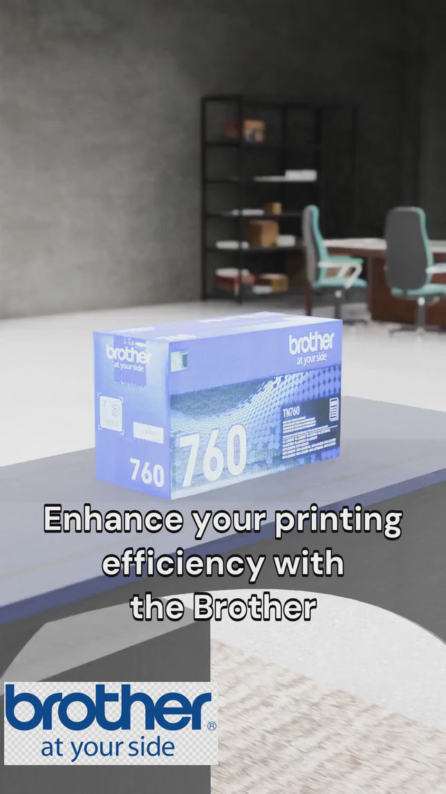 Brother TN760 High Yield Mono Laser Toner Cartridge