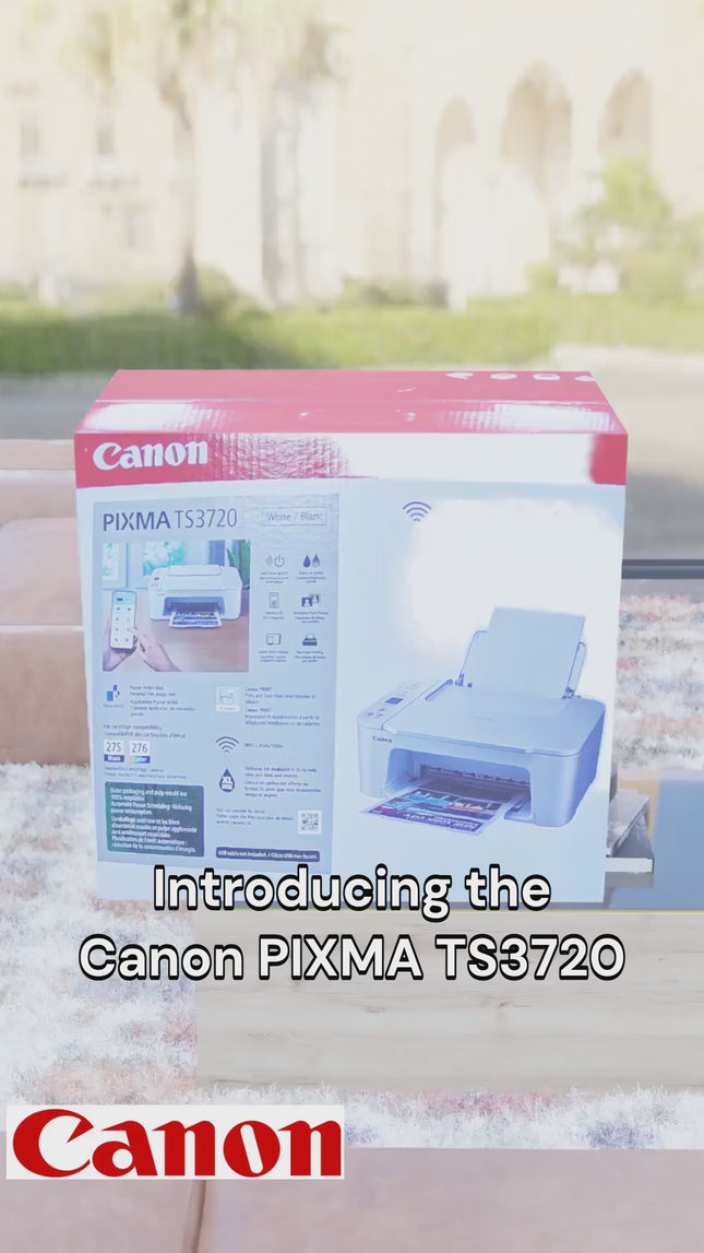 Canon PIXMA TS3720 Wireless Home All-in-One - White